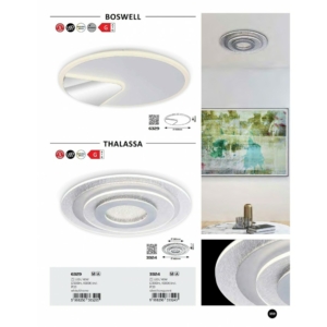Kép 3/3 - Rábalux 3324 Thalassa LED Mennyezeti lámpa Ezüst 4000K, 2300 lumen, 40 W (K)