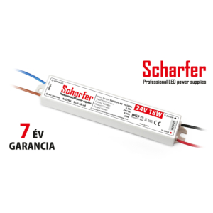 Kép 2/2 - Scharfer 24V LED tápegység, 18W, 0.75A, IP67, 7 év garancia
