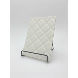 Kép 2/7 - SIBU Design LL ROMBO 40 Bianco matt exkluzív dekorpanel 2600x1000x5 mm