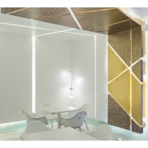 Kép 2/6 - SIBU Design DM Brass brushed matt AR SA exkluzív dekorpanel 2600x1000x1.13 mm