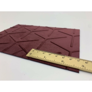 Kép 4/6 - SIBU Design FL CUBE VELVET Bordeaux SA exkluzív dekorpanel 2600x1000x2.33 mm