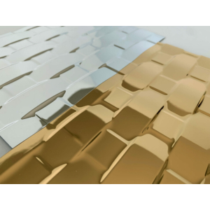 Kép 3/7 - SIBU Design SL RATTAN 20 Gold exkluzív dekorpanel 2600x1000x2.4 mm