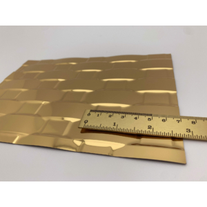 Kép 4/6 - SIBU Design SL RATTAN 20 Gold SA exkluzív dekorpanel 2600x1000x2.64 mm