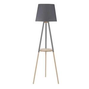 Kép 1/4 - TK Lighting Vaio White állólámpa szürke