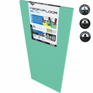 Kép 1/4 - ProfiFloor XPS 3 mm padlóalátét, 1.2 m x 0.5 m, 1.2 m x 0.5 m táblaméret, 10 db tábla / cs, 6 m2