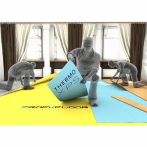 Kép 2/4 - ProfiFloor XPS 2 mm thermo padlóalátét padlófűtéshez, 1.2 m x 0.5 m táblaméret, 10 db tábla / cs, 6 m2