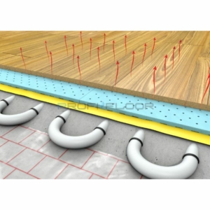 Kép 3/4 - ProfiFloor XPS 2 mm thermo padlóalátét padlófűtéshez, 1.2 m x 0.5 m táblaméret, 10 db tábla / cs, 6 m2