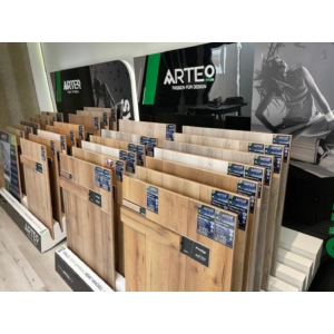 Kép 8/11 - Arteo vízálló laminált padló 8mm XL 55088 Kalahari tölgy WR 129 cm x 28 cm