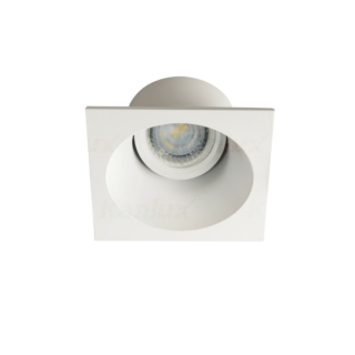Kanlux Beépíthető spot lámpatest Aprila DTL-W, billenthető, négyzet alakú, fehér