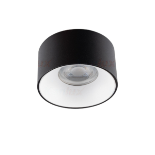 Kanlux beépíthető spot lámpatest MINI RITI GU10 fekete-fehér