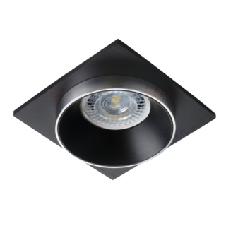 Kanlux Beépíthető spot lámpatest SIMEN DSL ezüst/fekete/fekete