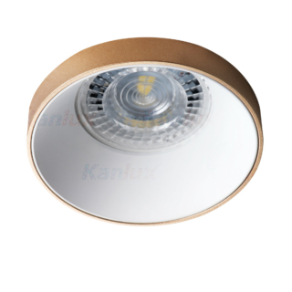 Kanlux Beépíthető spot lámpatest SIMEN DSO arany/fehér