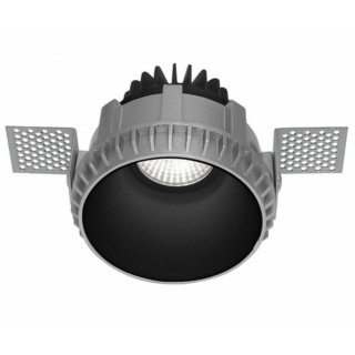 Nova Luce Belluno beépíthető fürdőszobai lámpatest fekete