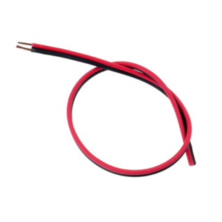 Vezeték LED szalaghoz, piros/fekete, 2x1 mm2 (5929)