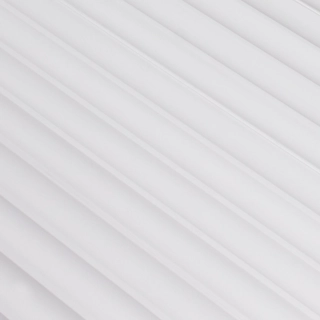 Lamelio INFINITY ONDA fehér, festhető balos végzáró 3.8 x 270 cm
