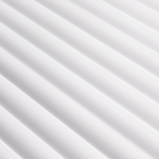 Lamelio INFINITY LUNA fehér, festhető balos végzáró 3.5 x 270 cm