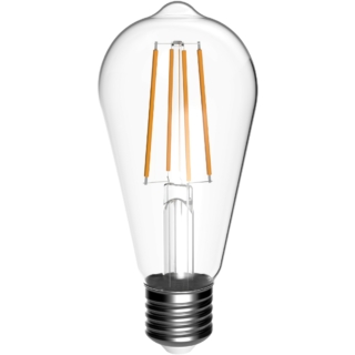 Avide LED Filament fényforrás E27, 4.9 W, 2700K, 806 lumen, ST58