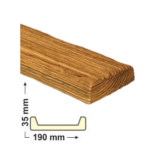 Elite Decor DecoWood Bükk-190 Rusztikus poliuretán deszka panel (ET305) (K)