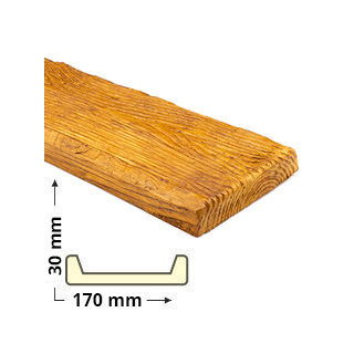 Elite Decor DecoWood Bükk-170 Modern poliuretán deszka panel (ET504) (K)