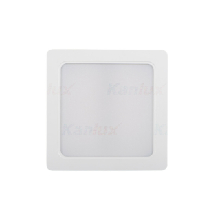 Kanlux TAVO beépíthető mini LED panel, 18W, 4000K, 1900 lm, IP44, négyzet, fehér