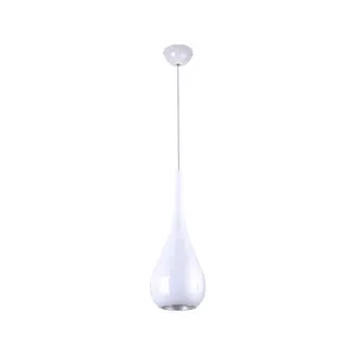 MAXLIGHT Drop függeszték, E27, 40W, fehér, 120 cm