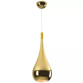MAXLIGHT Drop függeszték, E27, 40W, arany, 120 cm