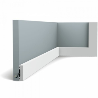 Orac Decor SX162-RAL9003 lábazati szegélyléc, 10 x 40 x 2000 mm