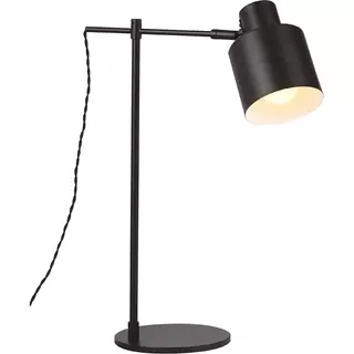 MAXLIGHT Black asztali lámpa, E27, 60W, fekete, 53 cm