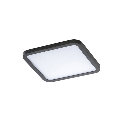AZzardo Slim Square LED beépíthető fürdőszobai lámpa fekete