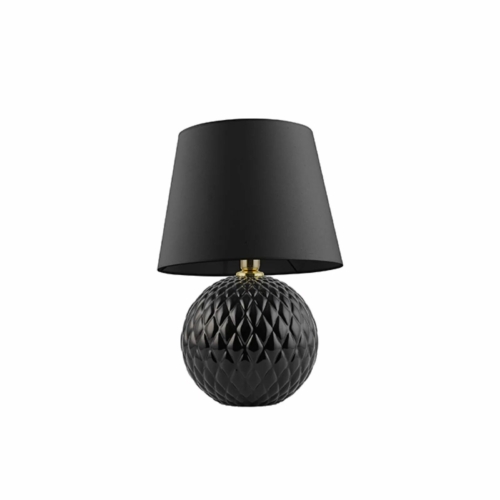 TK Lighting Santana asztali lámpa fekete