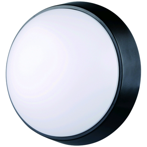 Avide (Titania-R) Cseppálló Mennyezeti Lámpa Kerek IP54 14W NW 4000K Fekete