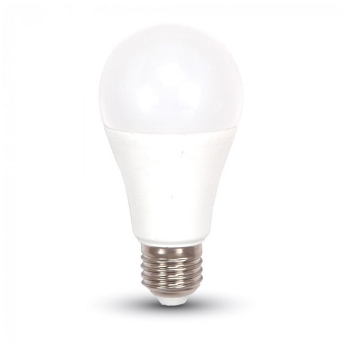 V-TAC E27 LED lámpa (9W/200°) Körte A60 - meleg fehér