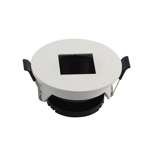 V-TAC Kör alakú spot lámpatest (8597), billenthető, fekete-fehér