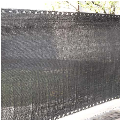 ArtLED Szőtt árnyékoló háló 90%-os takarás (90 cm x 5 méter) belátáskorlátozó, sötétszürke