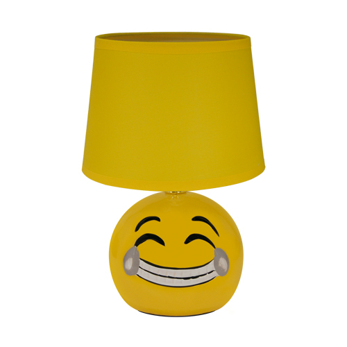 Strühm Emoji asztali lámpa sárga