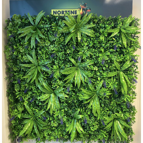 Nortene Vertical Jungle műanyag zöldfal trópusi növényekkel (100 x 100 cm)