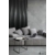Lamelio ONDA lamella panel, fekete, 12.2 x 270 cm