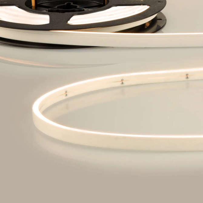ISOLED LED NEON930 flexibilis szalag B04H08, 24V DC, 10W, IP67, 3000K, 5m, 180 LED/m, szerelőklipszekkel