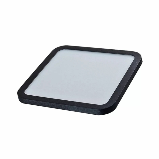 AZzardo Slim Square LED beépíthető fürdőszobai lámpa fekete