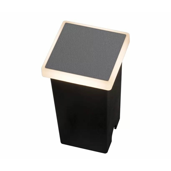 AZzardo Alf Square LED kültéri süllyesztett lámpa sötétszürke