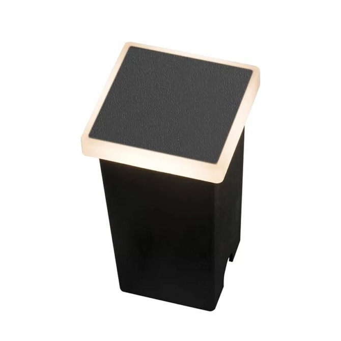 AZzardo Alf Square LED kültéri süllyesztett lámpa fekete