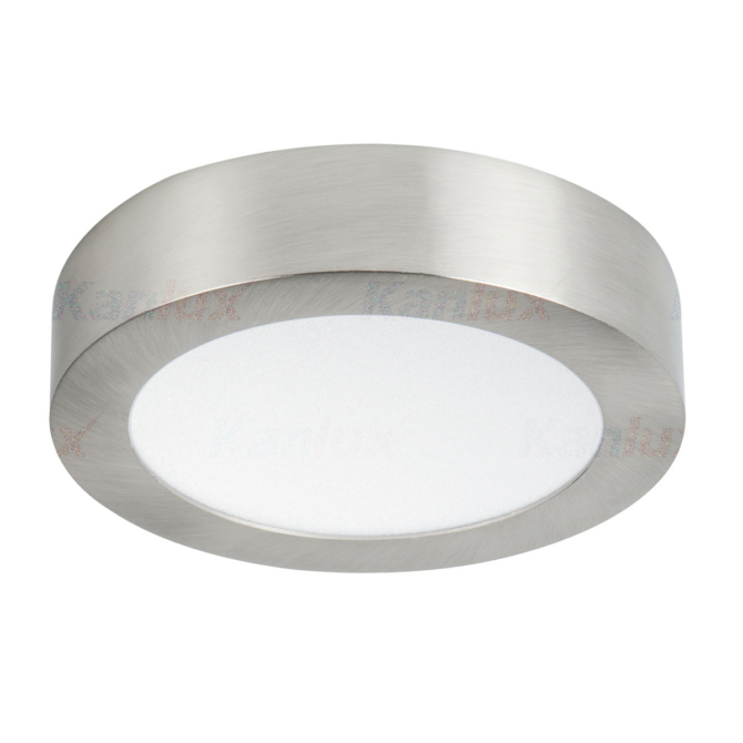 Kanlux CARSA LED panel V2LED 12W, 4000K, nikkel, 720 lumen (K)