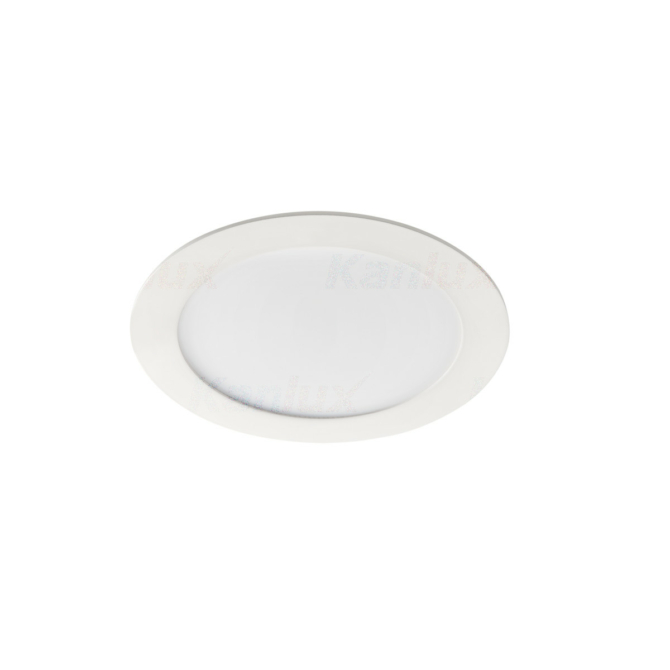 Kanlux beépíthető LED panel ROUNDA 12W, 2700K, 720 lumen