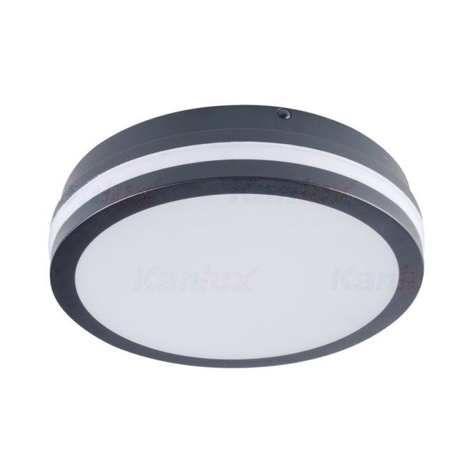 Kanlux mennyezeti LED lámpa BENO N 18W 4000K-O mozgásérzékelős grafit, 1400 lumen
