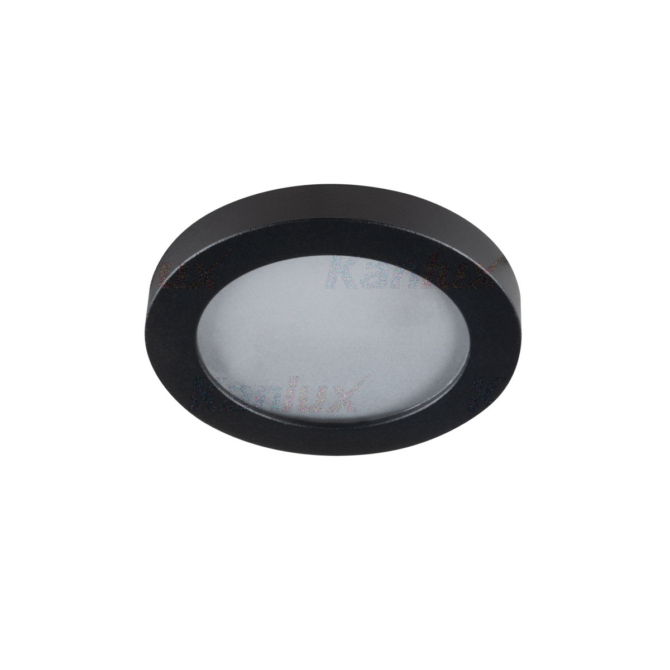 Kanlux Beépíthető spot lámpatest FLINI IP44 DSO fekete