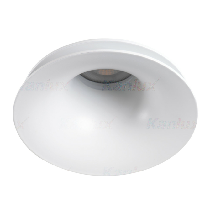 Kanlux Beépíthető spot lámpatest AJAS DSO-W kör, alu, fehér