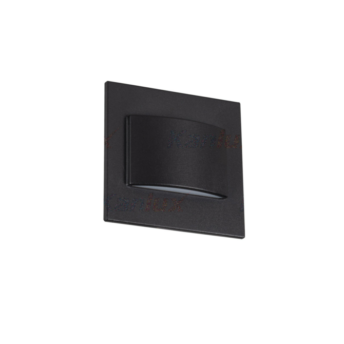 Kanlux LED lépcsővilágító lámpa ERINUS LED LL fekete, 12 V, 1.5 W, 4000K, 30 lumen