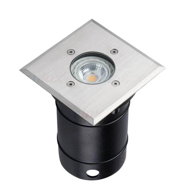 Kanlux Berg DL-10L lámpatest járófelületbe (GU10 foglalat) négyzet