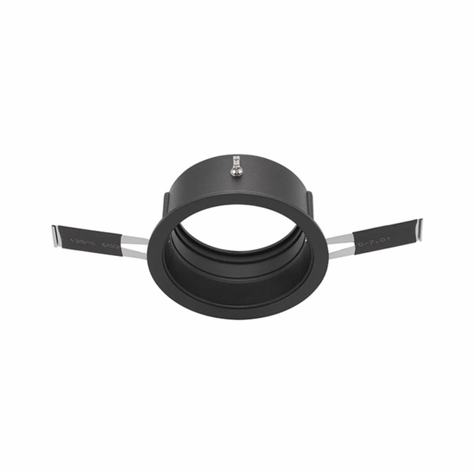 Nova Luce Wall washer besüllyesztő keret fekete