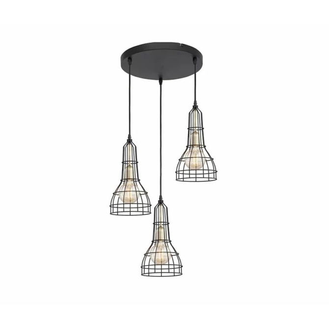 TK Lighting Long függeszték fekete